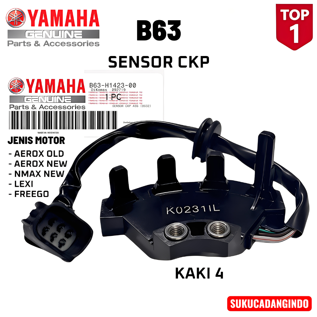 CKP Sensor Nmax New / Aerox Old New / Lexi / Freego / CKP Sensor 4 ขา B63