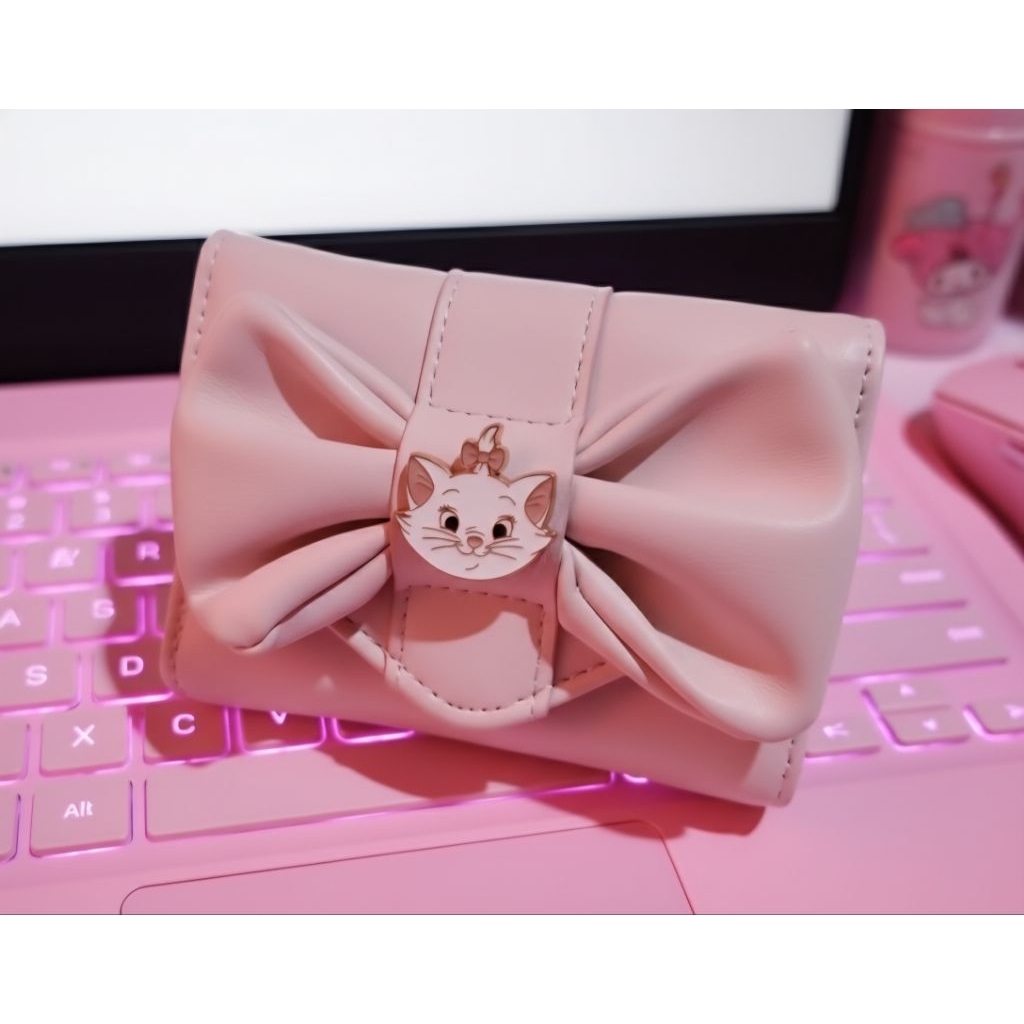 Marie Cat Wallet Money Card Coin Original OhSome Disney Oh Some