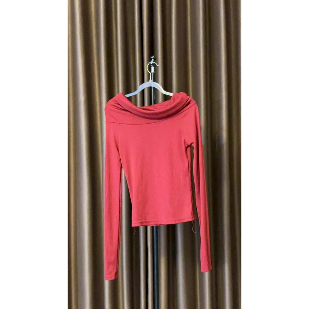 MERAH PRELOVED RED SHIRT (C23)