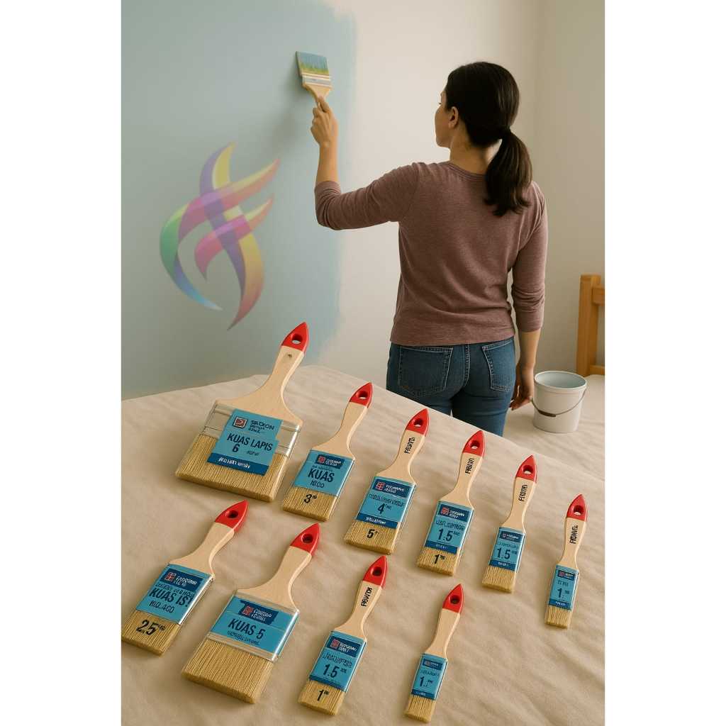 Nippon Paint NP888 แปรงป้องกันผมร่วงอเนกประสงค์ หนา ทนทาน