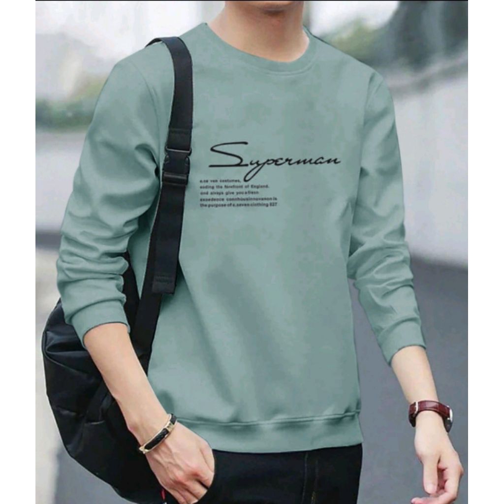 SUPERMAN LONG SLEEVE SHIRT //PRICE / GIRL TREND T-SHIRT / ราคา DISTRO SMLXL.XXL