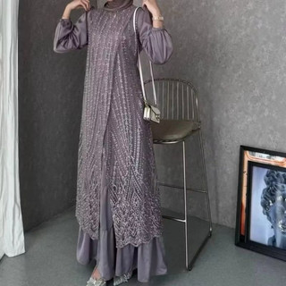 By Karyaku Batik Dress Exclusive Lebaran Terbaru Fuji Series Dress Kondangan Lamaran Tunangan