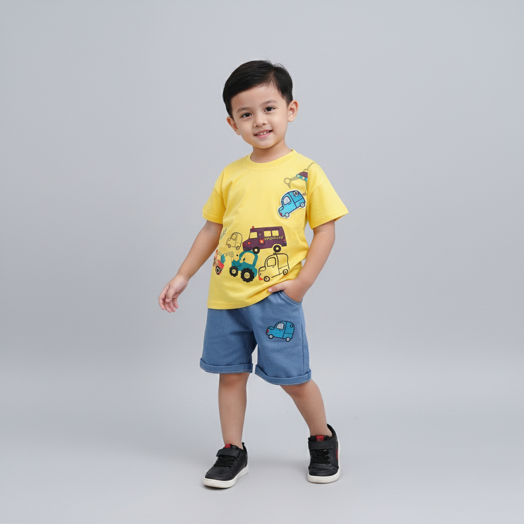 KATUN CIRCLEKID.ID ชุดสูทเด็กผู้ชายนําเข้าอินเทรนด์ทําจากผ้าฝ้าย อายุ 1-4 ปี 21346