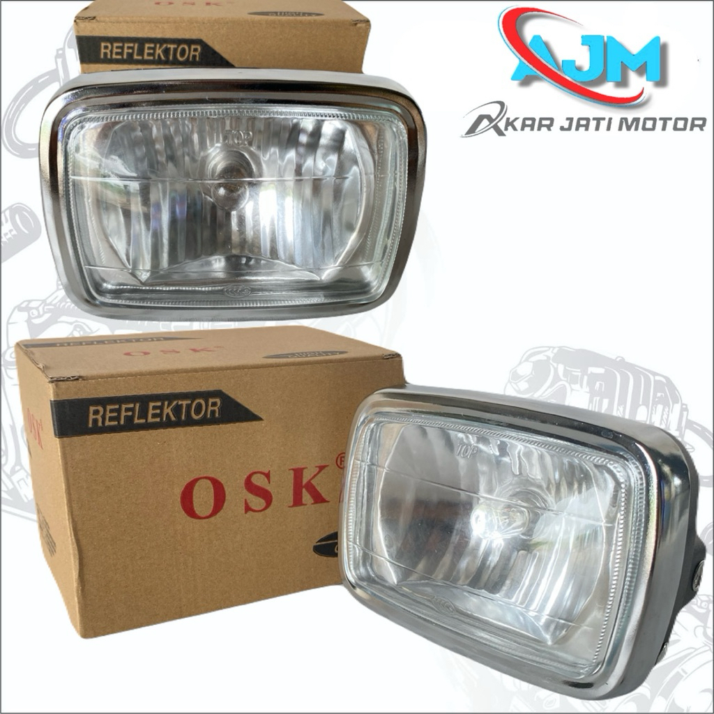 HEADLAMP HONDA WIN OLD COMPLETE HEADLIGHT REPLLER WIN100 WIN 100 YEARS OLD BOX LAMP