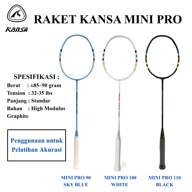 Kansa Series Mini PRO 35Lbs ไม้แบดมินตันฝึกซ้อม