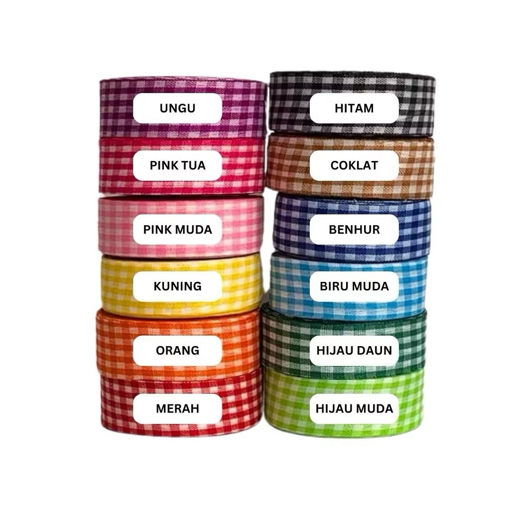 (3 เมตร) 1 นิ้ว (2.5 CM) SQUARE RIBBON 20 YARDS (18 เมตร) LENGTH