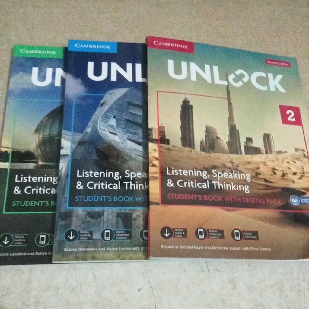 UNLOCK การฟังการพูดและหนังสือนักเรียนการคิดเชิงกลยุทธ์