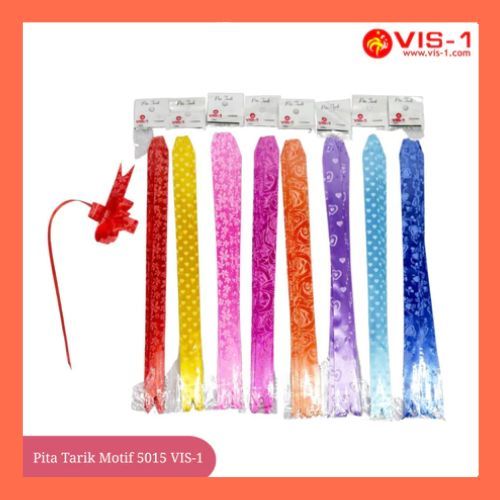 VIS-1 Pull Gift Ribbon 5015 (เล็ก)