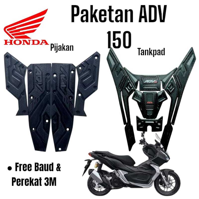 Honda ADV 150 Package Accessories / Footrest - Honda ADV 150 Tankpad / ADV 150 CARPET & TANKPAD