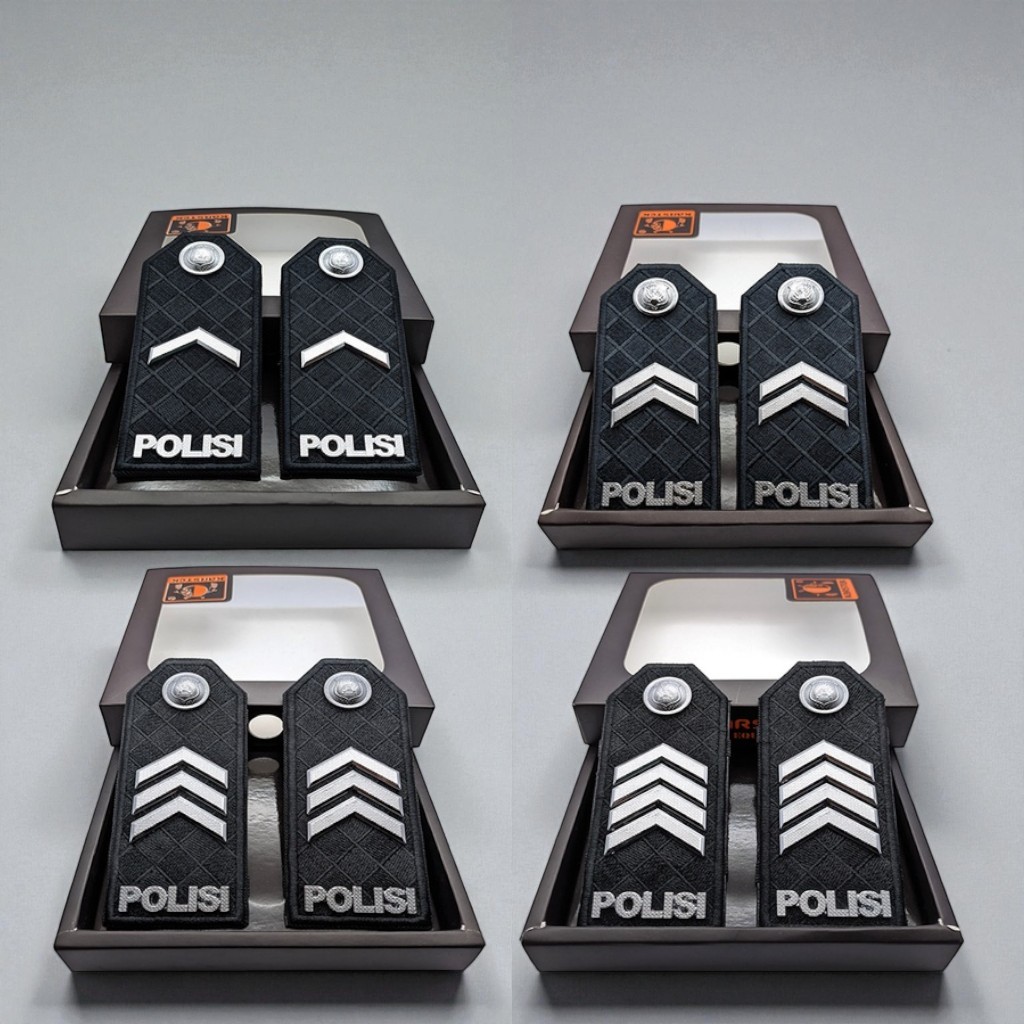 Police Rantara PDU Rank/ ตํารวจเจ้าหน้าที่ PDU Rank Metal Anhas/ Bripda PDU Rank/ Briptu PDU Rank/ B