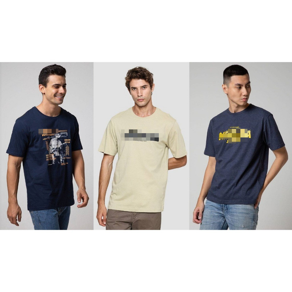 MERAH KATUN แบรนด์โรงงาน N3vad@ tee UNISEX SML ขนาดใหญ่สีแดงสีขาวกรมท่าสีเทาผ้าฝ้ายสีดํา O คอแขนสั้น