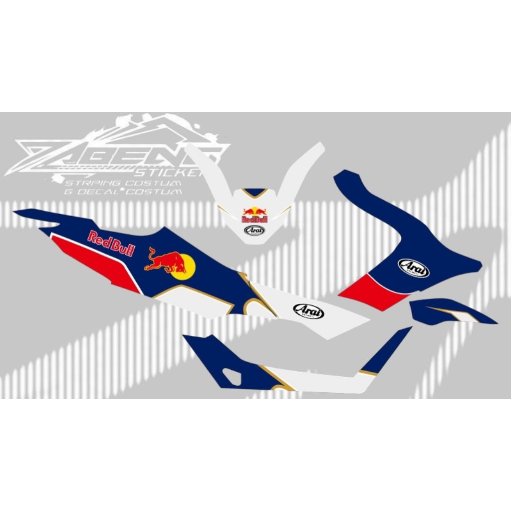 STRIPING VCX 160 ดีไซน์ REDBULL