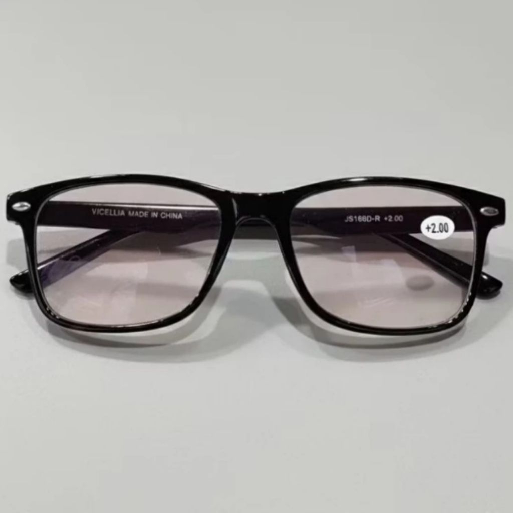 แว่นตา Double Focus Plus สําหรับอ่านหนังสือและเดินพร้อมเลนส์สีสําหรับผู้ชายและผู้หญิง JS168