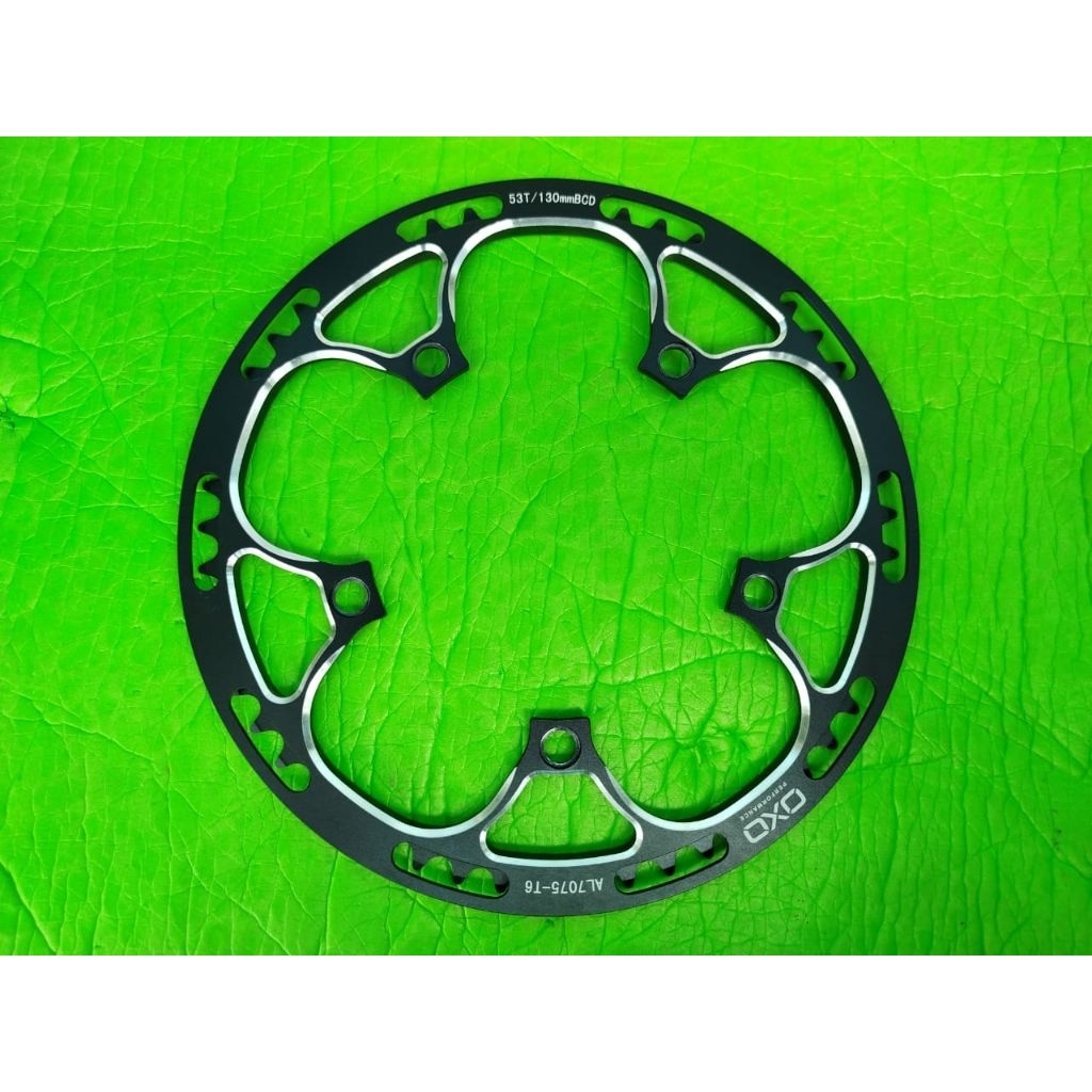 OXO SINGLE CHAINRING 53T BCD 130 สีดํา