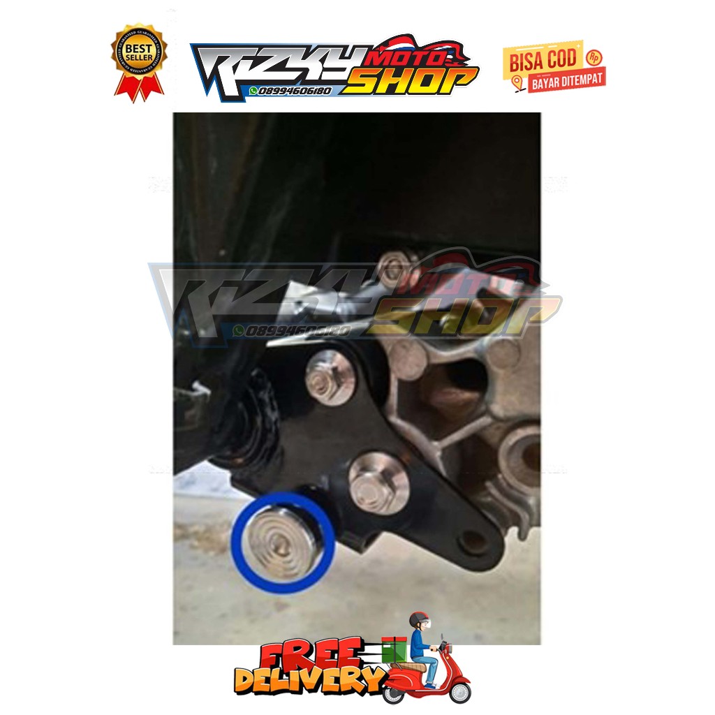 MESIN COIN MOUNTING BOLT (1 COIN) MIO SMILE SPORTY SOUL FINO NOUVO Z LELE VIENGKONG ELEGANCE LX SX C