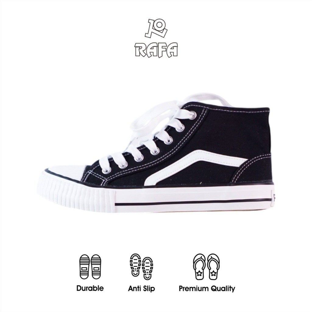 Rafa New Series JN 02 HC/LC - รองเท้า (สูง/ต่ํา) - ผ้าใบด้านบน Unisex Rafa รองเท้าอินโดนีเซีย