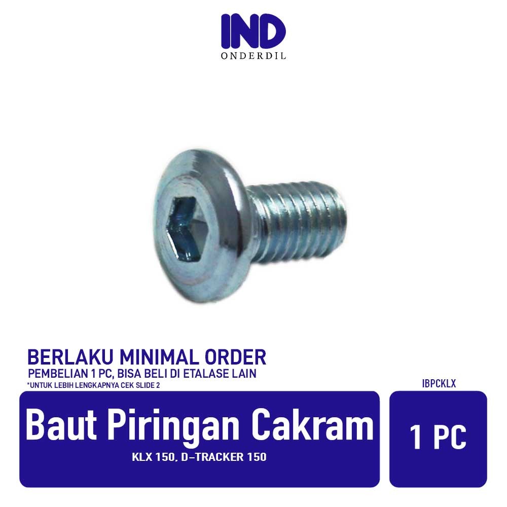 สลักเกลียวแผ่นดิสก์สําหรับ KLX 150/D-Tracker-DTracker 150 M8x15-8x15-8 x 15-M8-M