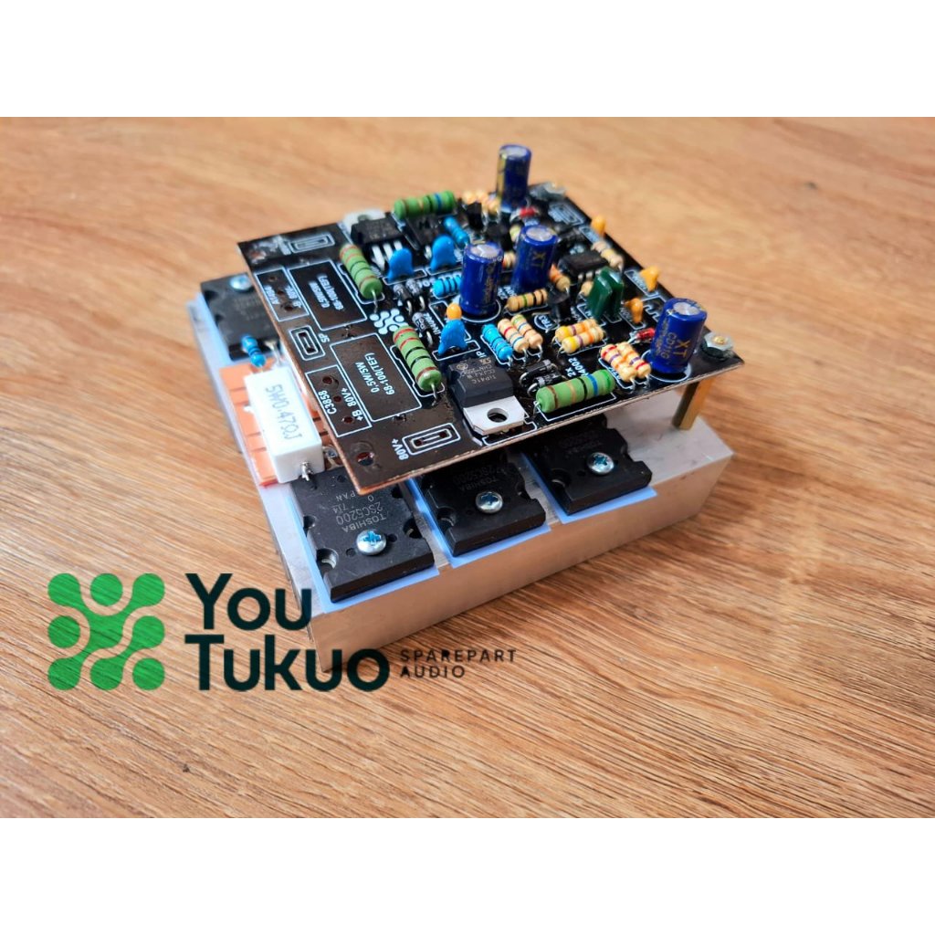 ไฟ SOCL 506 ครบชุด 3 ชุด Tr Toshiba 5200 พร้อมปลั๊ก PSU