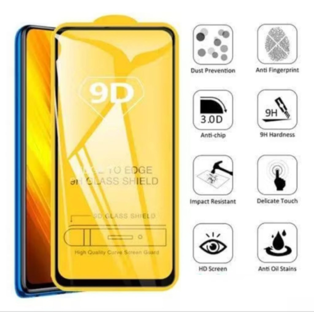 LAYAR Anti-Scratchs Fullem 9dคลุมทั้งหมดประเภทOppo 8T 7Z A12 F11Pro F11 A54 4G A96 4G A74 5G A74 4G 