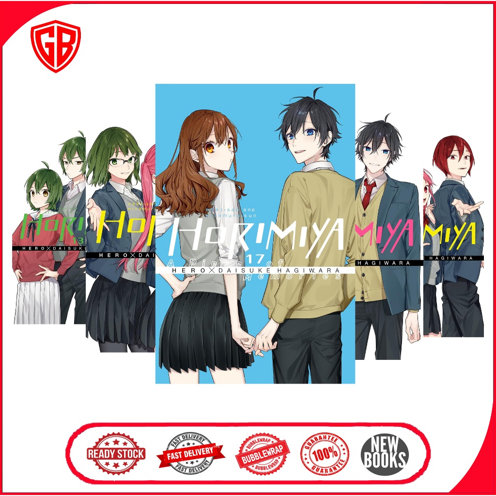 Horimiya Manga Vol.1-17 ปกอ่อนภาษาอังกฤษ A5