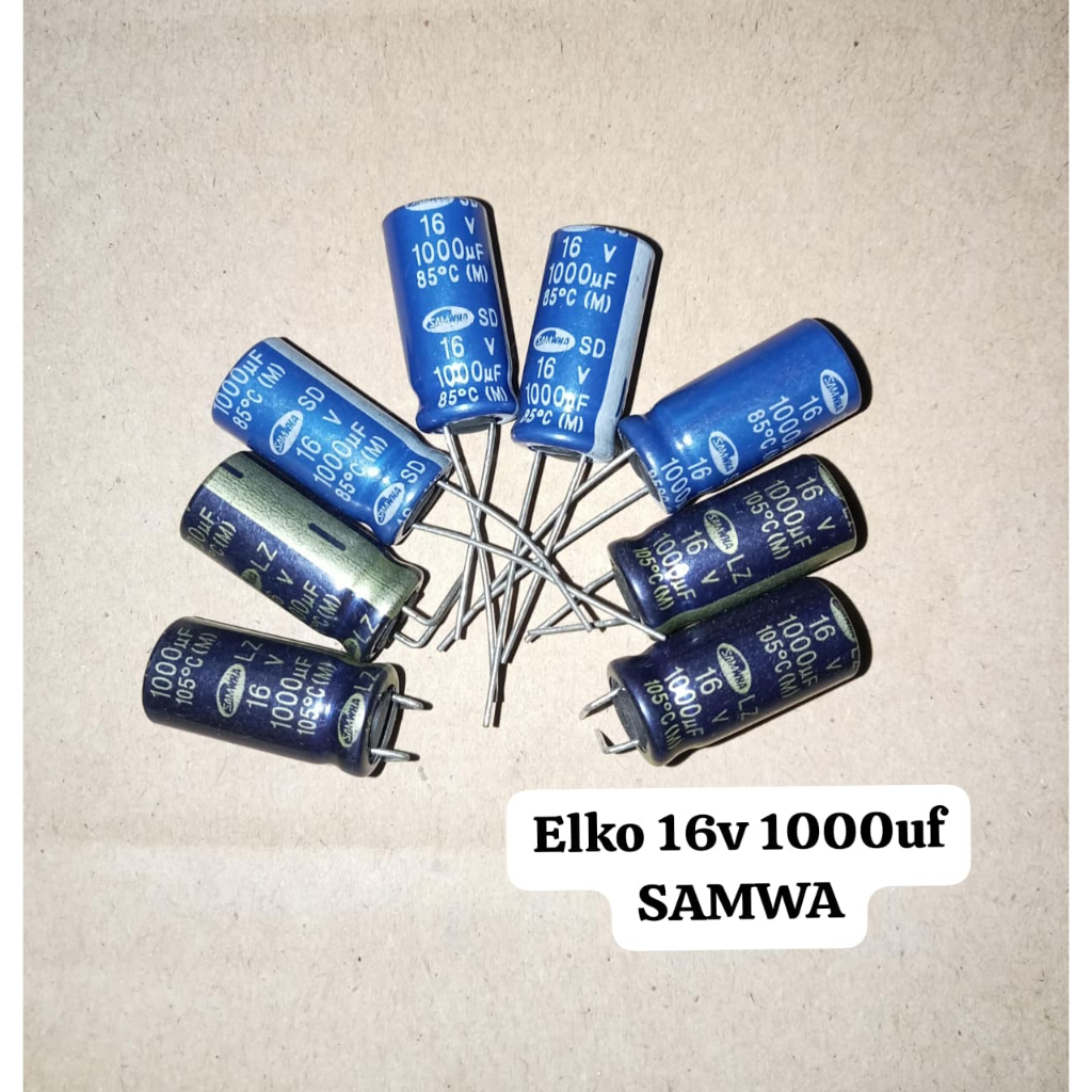Elko 16v 1000uf Elco 1000uf 16v SAMWA ต้นฉบับ