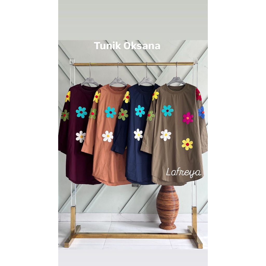 Cleome Lafreya Tunic Oksana แฟชั่นมุสลิมผู้หญิงนําเข้า LFY