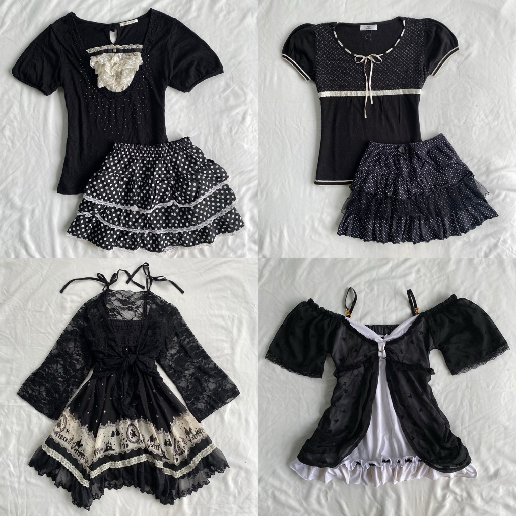 (BATCH 139) grape witchcore protagonist เกมสยองขวัญ whismy dollcore morute y2k vtg