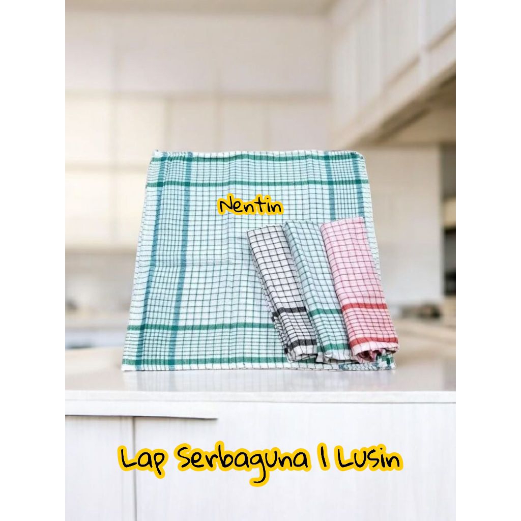 หลายวัตถุประสงค์ NAPKINS, 1 DOZEN (12 ชิ้น) / หลายวัตถุประสงค์ NAPKINS / MULTIPURPOSE SQUARE KITCHEN