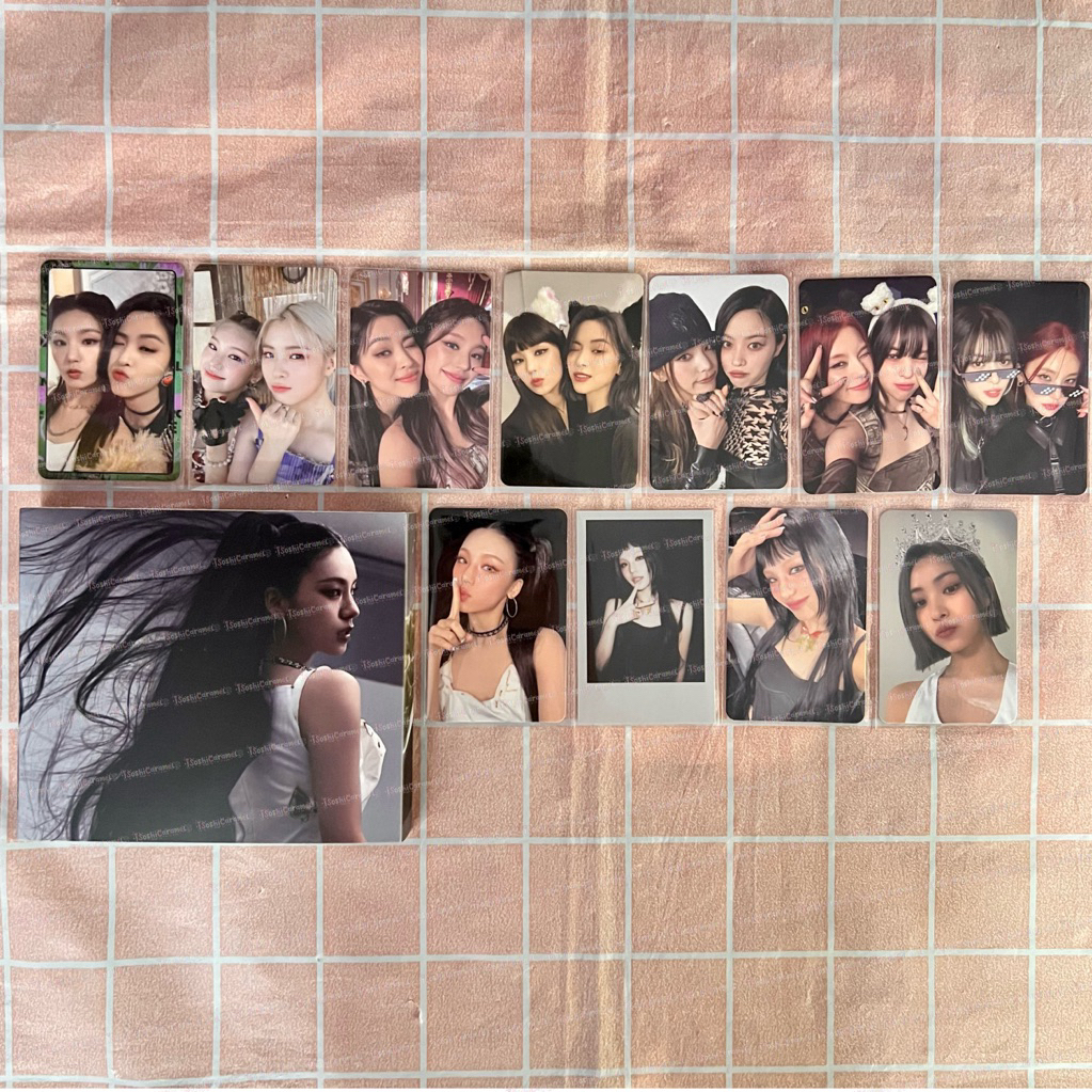 [ READ DESC ] PC PHOTOCARD POB ITZY UNIT RYUJIN YEJI RYEJI YZY CHESIRE ALBUM FULLSET YEJI SOLO AIR J