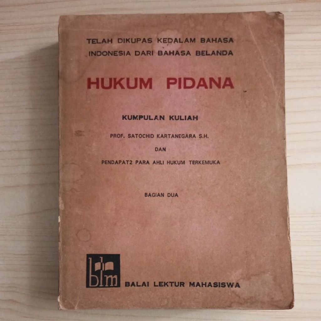 CRIMINAL LAW BOOK PART TWO BY SATOCHID K