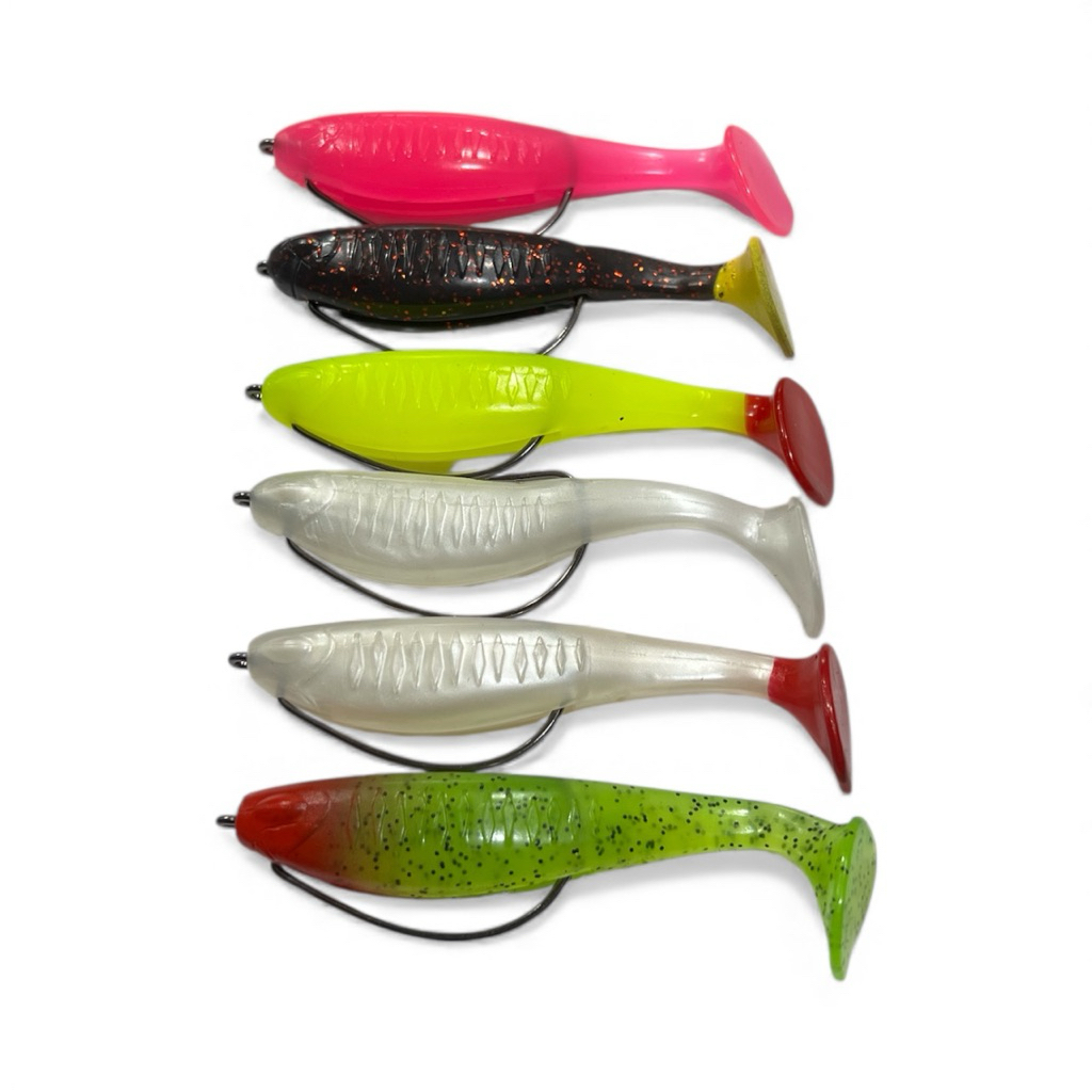 10 ซม. PADDLE POP SOFTLURE BAIT พร้อมตะขอ