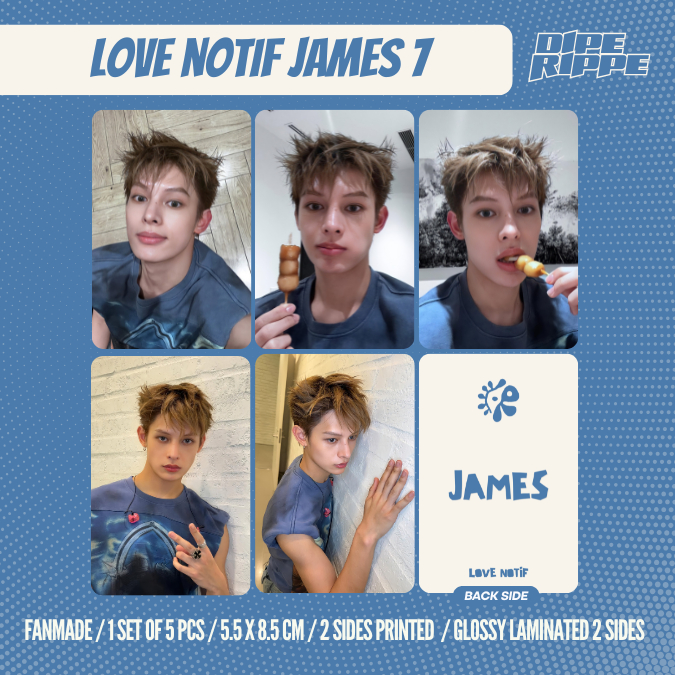 CORTIS - [1 SET CONTAINS 5 ชิ้น] JAMES LOVE NOTF