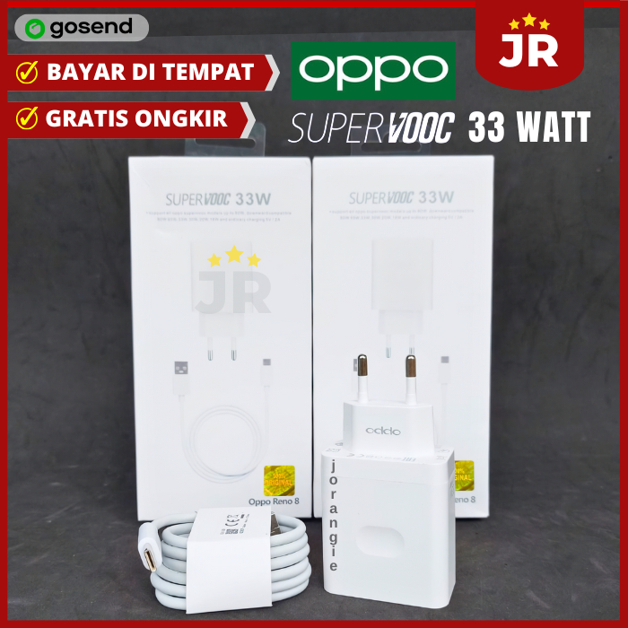 เครื่องชาร์จ / เครื่องชาร์จ / Cas 0PP0 Super VOOC 33W | เครื่องชาร์จ Reno 7 7z 8 8z 8T 4G 5G / Oppo 