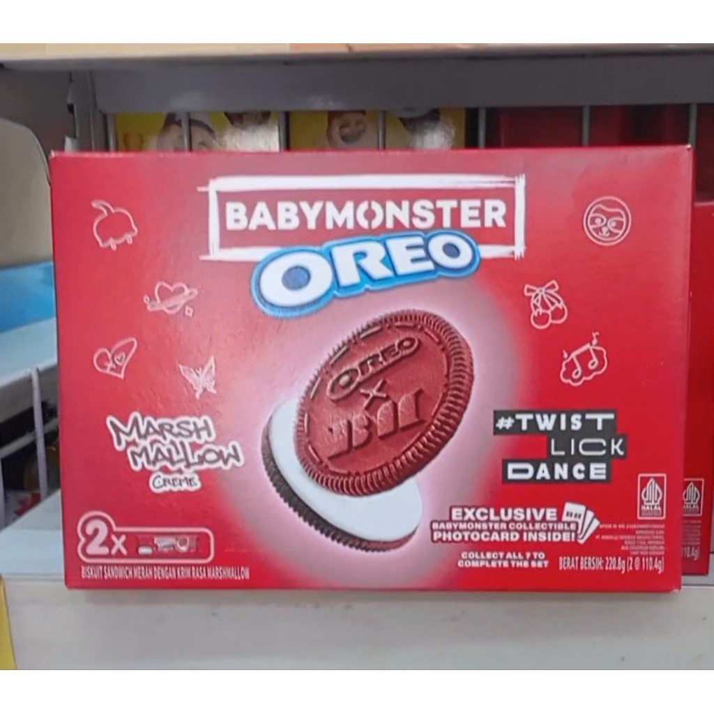 BABYMONSTER X OREO GET สุ่มโฟโต้การ์ด