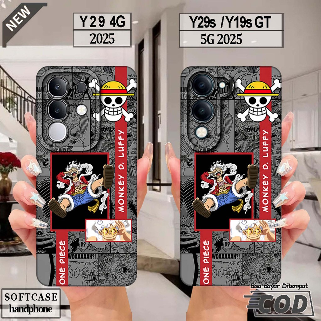 VIVO Y29 4G Silicone - VIVO Y29S - เคส VIVO Y19S GT _เคส softcase สีดําใสยืดหยุ่นสุดเท่