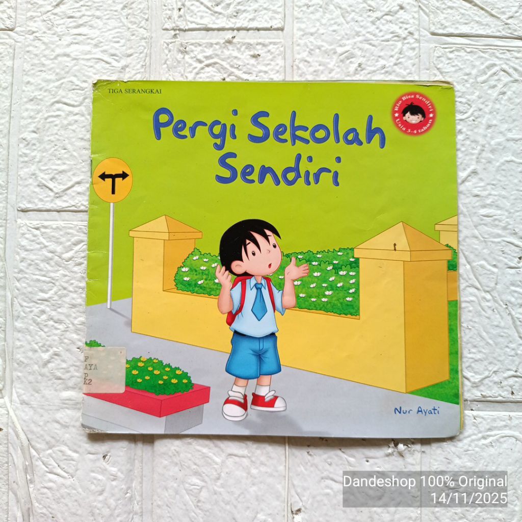 (ex perpus) Go Your Own School - Rio Series สามารถเองได้สําหรับอายุ 3 - 4 ปี - หนังสือนิทานสําหรับเด