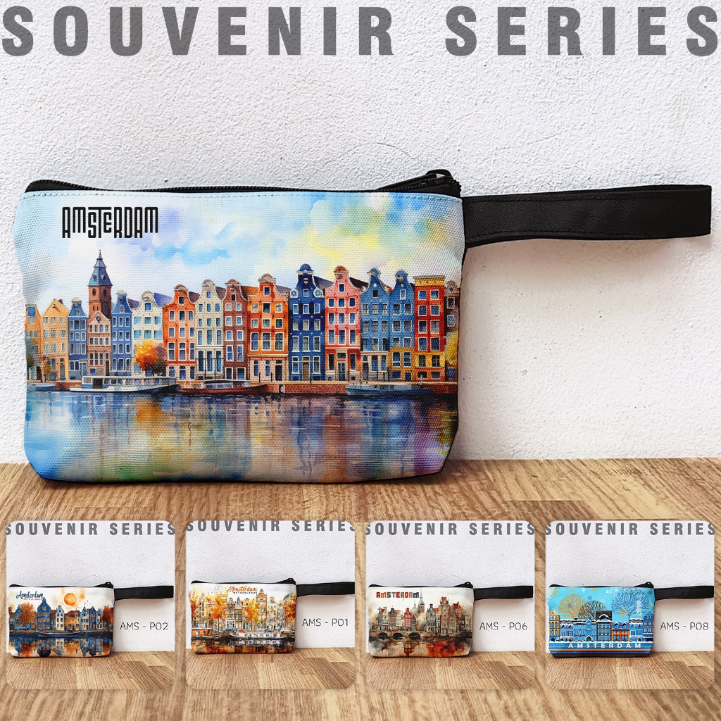 กระเป๋าที่ระลึก Amsterdam Dutch Amsterdam Wallet