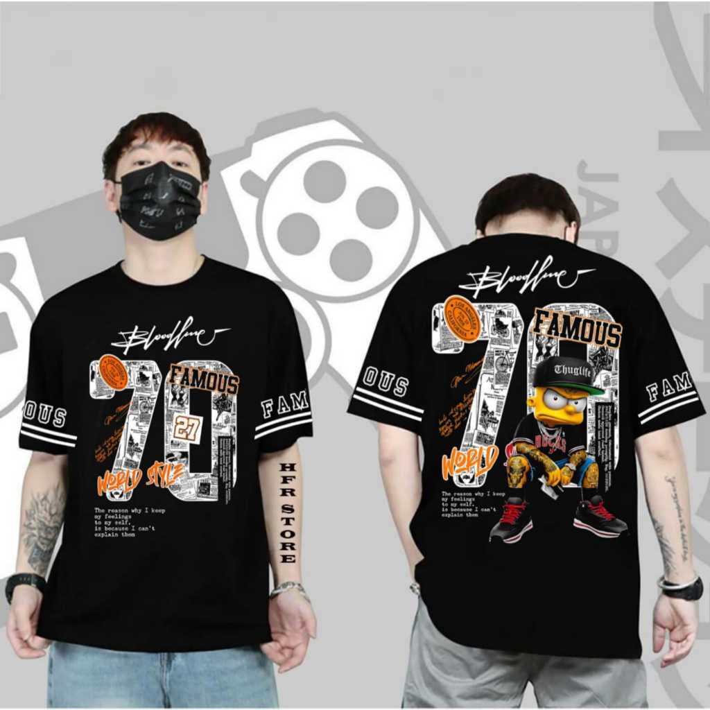 ใหม่ล่าสุดเสื้อยืด DISTRO สําหรับผู้ชายผู้ใหญ่แขนสั้นพร้อมวัฒนธรรม MOTIF 79 SIMSONS VIRAL 2026