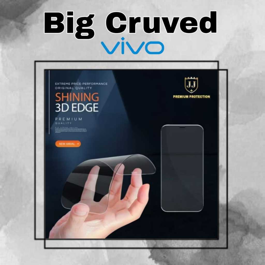 JJ+ PREMIUM BIG CURVED CLEAR GLASS VIVO Y22 Y22S Y27 Y28 Y30 Y30I Y50 Y50I Y33 Y33T Y33S Y35 Y36 Y51