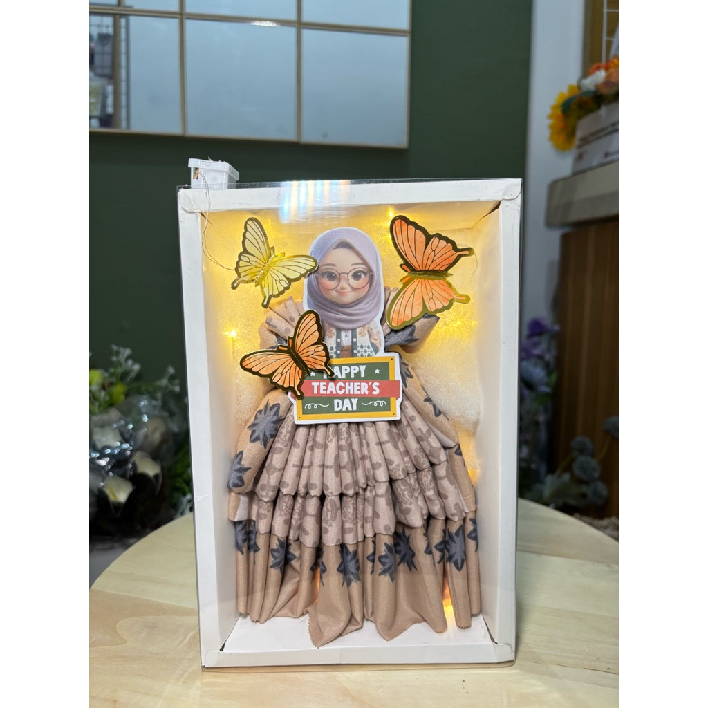 MOTHERS DAY TEACHERS DAY HIJAB BOX BOUQUET