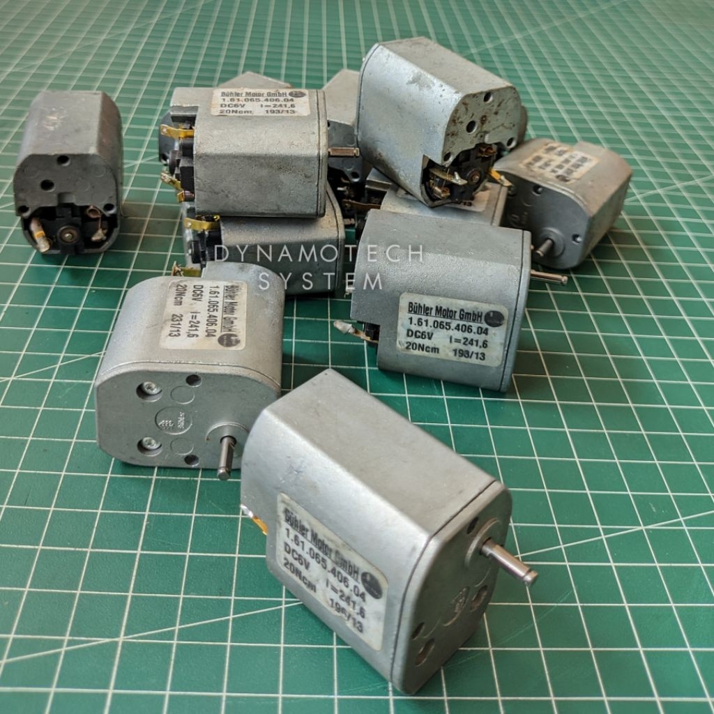 DC มอเตอร์เกียร์ 6V - 12V 50Rpm Original BUHLER มอเตอร์ GmbH เยอรมนี