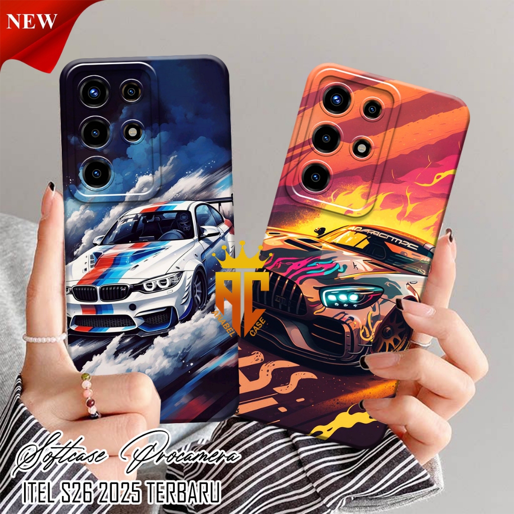 ล่าสุด Itel S26 Ultra Softcase - Itel S25 Ultra Fashion Case, เคสรถแข่งสุดเท่ล่าสุด [CI29]