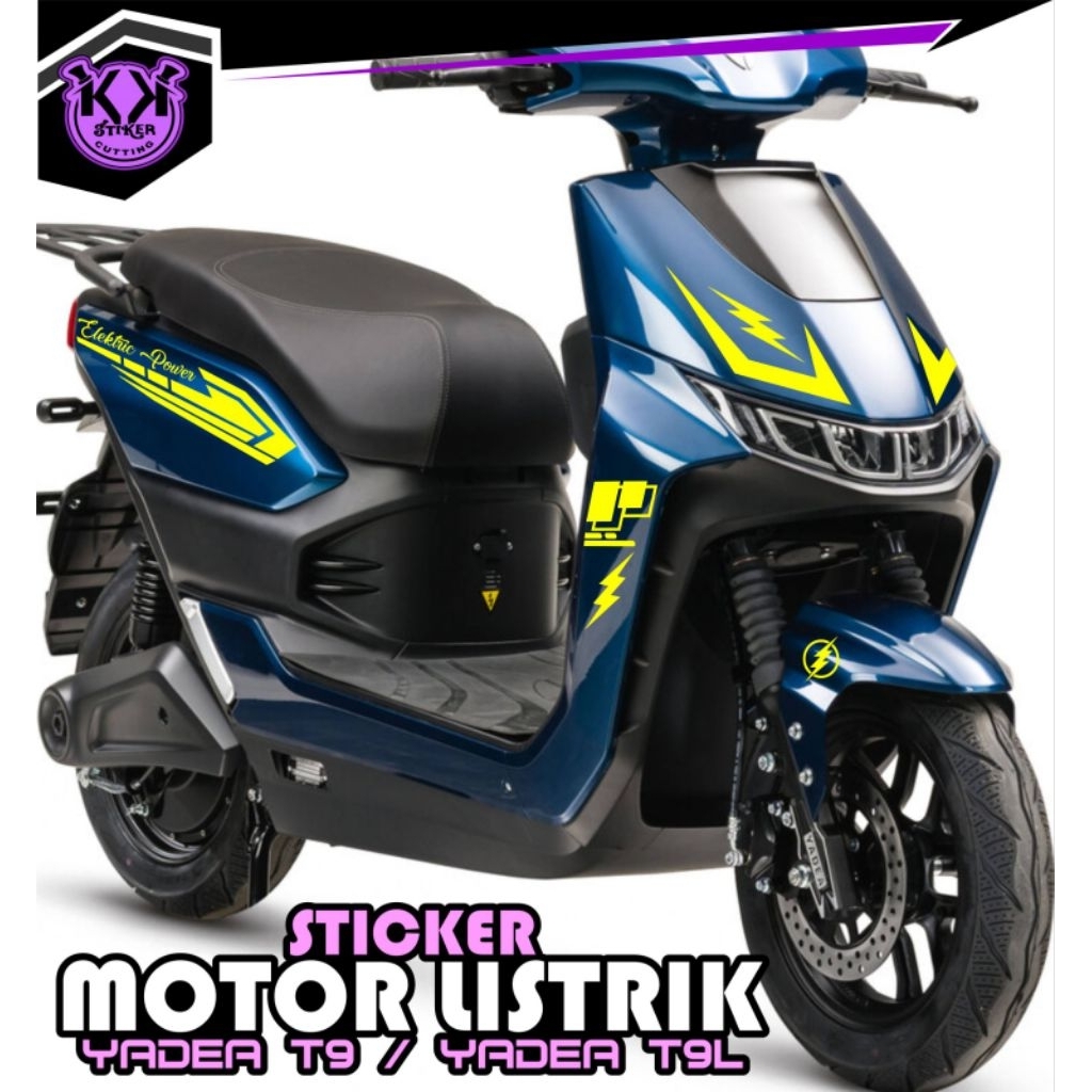 (1)A/CUTTING STICKER/ELECTRIC MOTORCYCLE STRIPING/YADEA T9/T9L ELECTRIC BIKE STICKER/ELECTRIC MOTORC