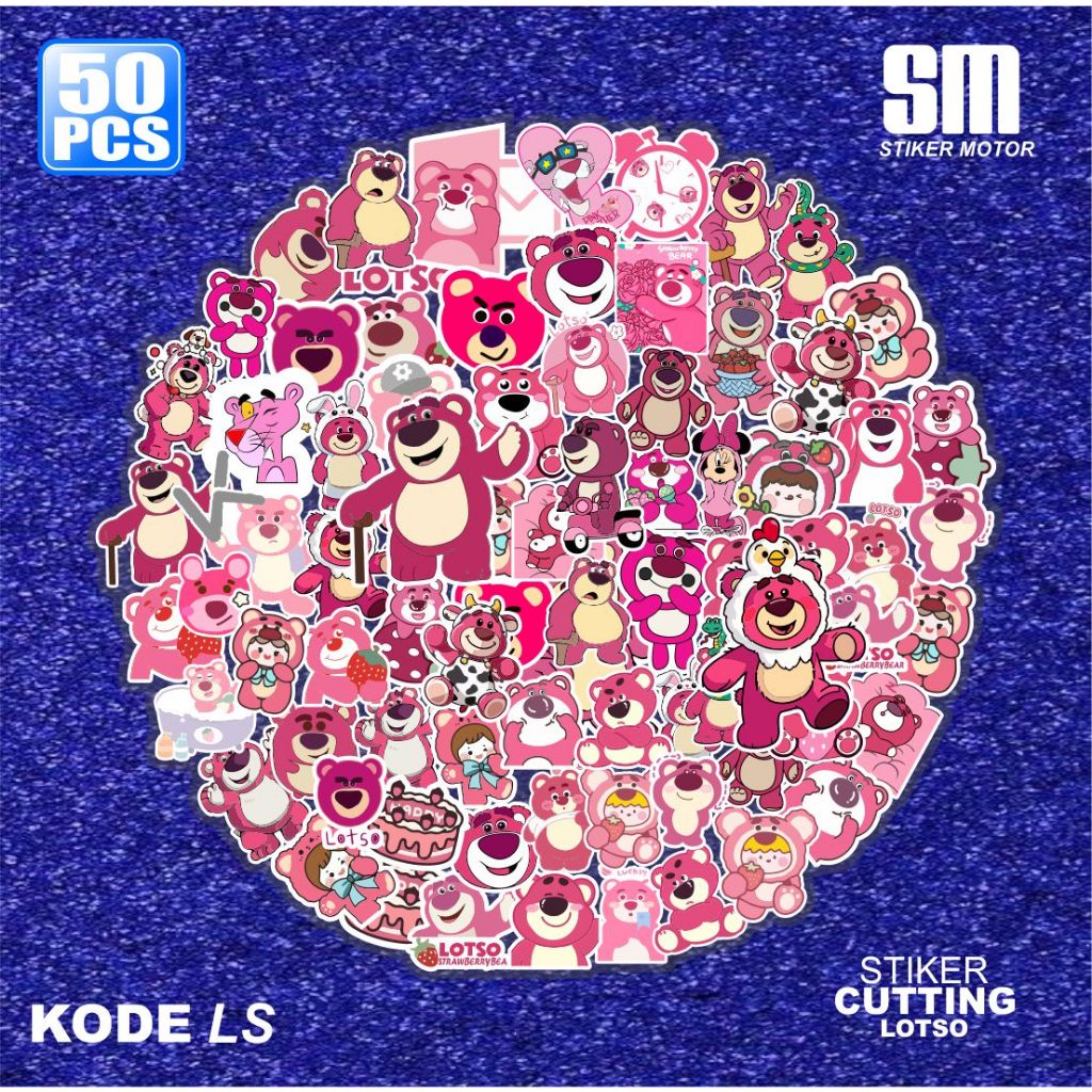 สติ๊กเกอร์ LOTSO Toy Story 50 ชิ้น น่ารัก หลากหลายกันน้ํา (LS)