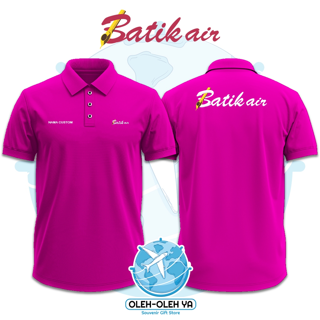 ของที่ระลึก Yes Wangki เสื้อโปโลคอปก Wangki Work Shirt - Water Batik - DTF สกรีนลายปัก O2Y-WSC111