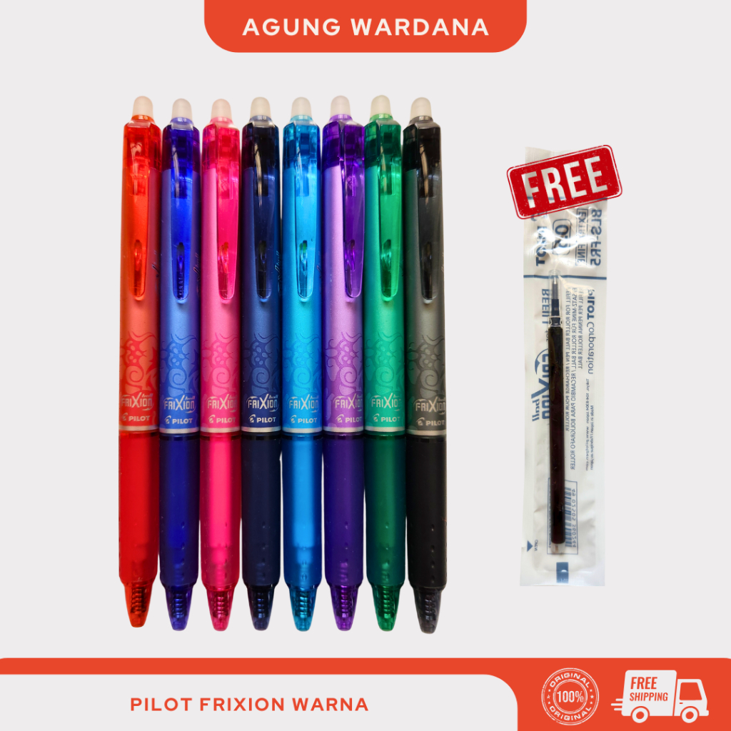 PILOT FRIXION BALLPIN COLOR ฟรีรีฟิลสามารถ BE ERASED