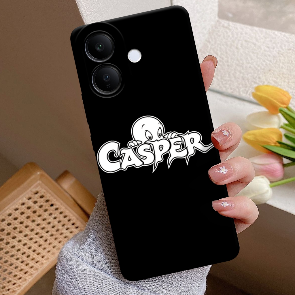 เคส HP IQOO Z10R 5G 2025 - Elolora.id - IQOO Z10R 5G Case - เคส Casper Motif - ฟิล์มกันรอยมือถือ - V