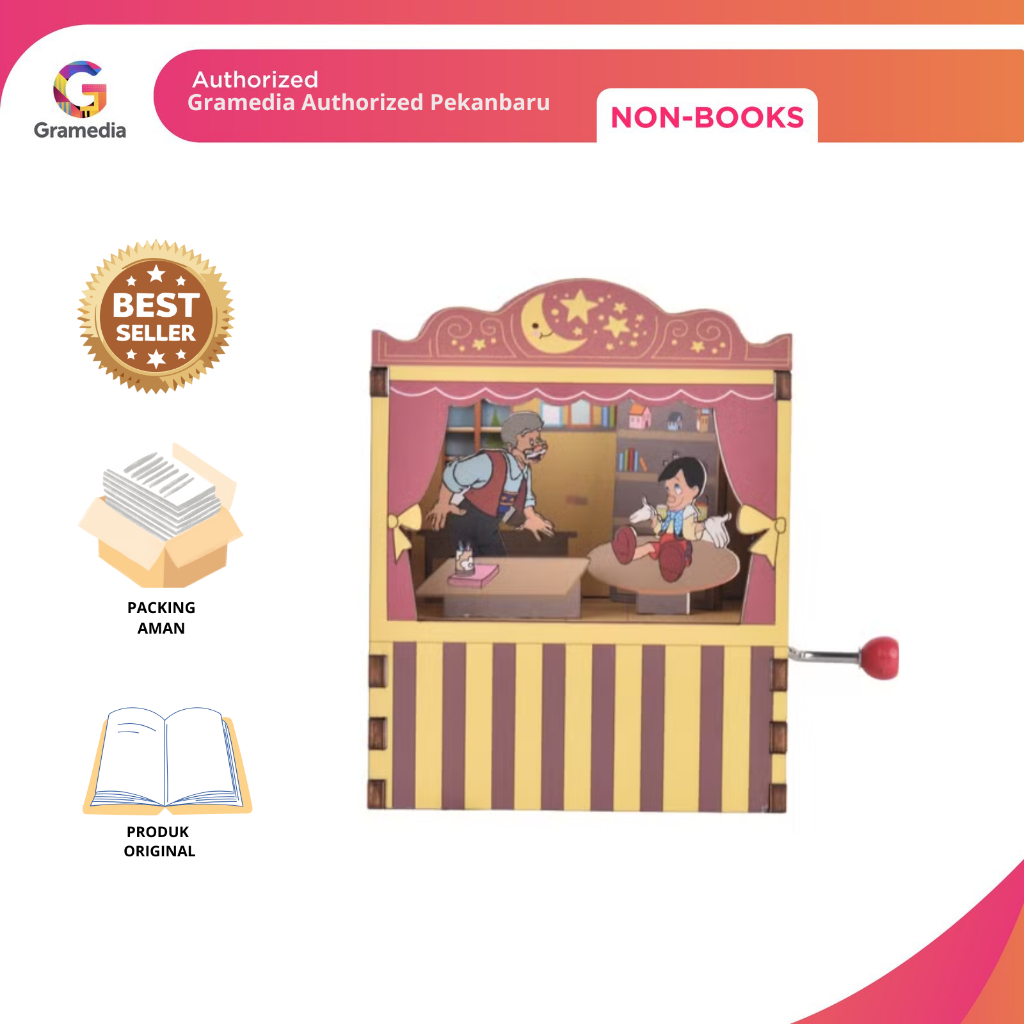 Gramedia Pekanbaru - Kako Music Box Little Star - Handcrank Wmb-89