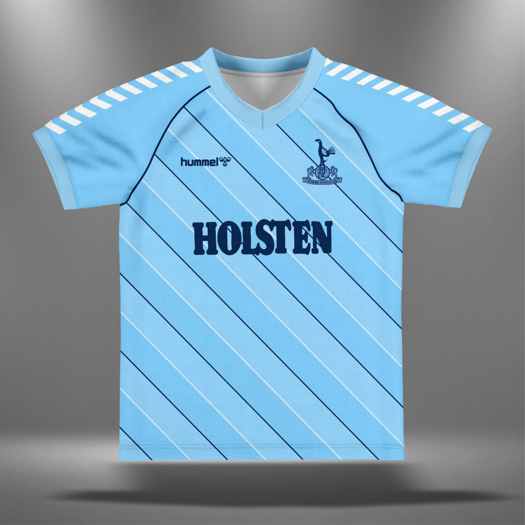 SK-ONE-VINTAGE TOTENHAM JERSEY//RETRO JERSEY// FANTASY JERSEY//FULLPRINT FOOTBALL JERSEY//FOOTBALL SHIRT/ฟรี NICKNAME