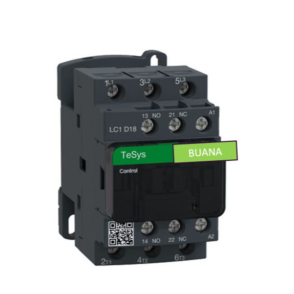 คอนแทค LC1D18M7 คอนแทคเตอร์ VC1D18 M7 220V / 380V / 110V / 24V LC1D18Q7 3P 18A LC1D18